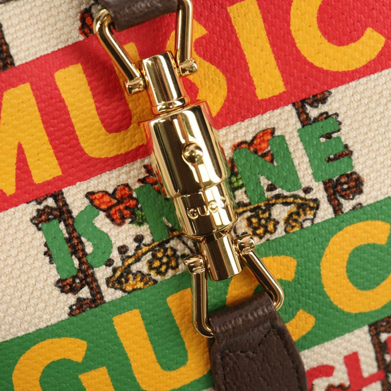 【日本直送】GUCCI 新款 Jackie 肩背包 帆布 棕色 金色 636706 正品 134340SM-18