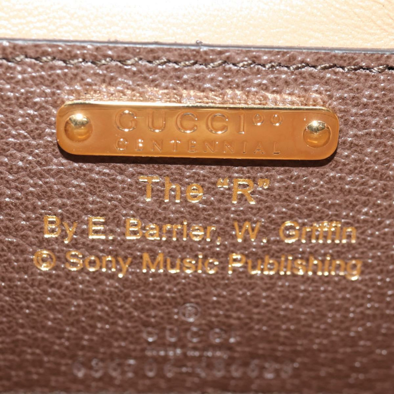 【日本直送】GUCCI 新款 Jackie 肩背包 帆布 棕色 金色 636706 正品 134340SM-19