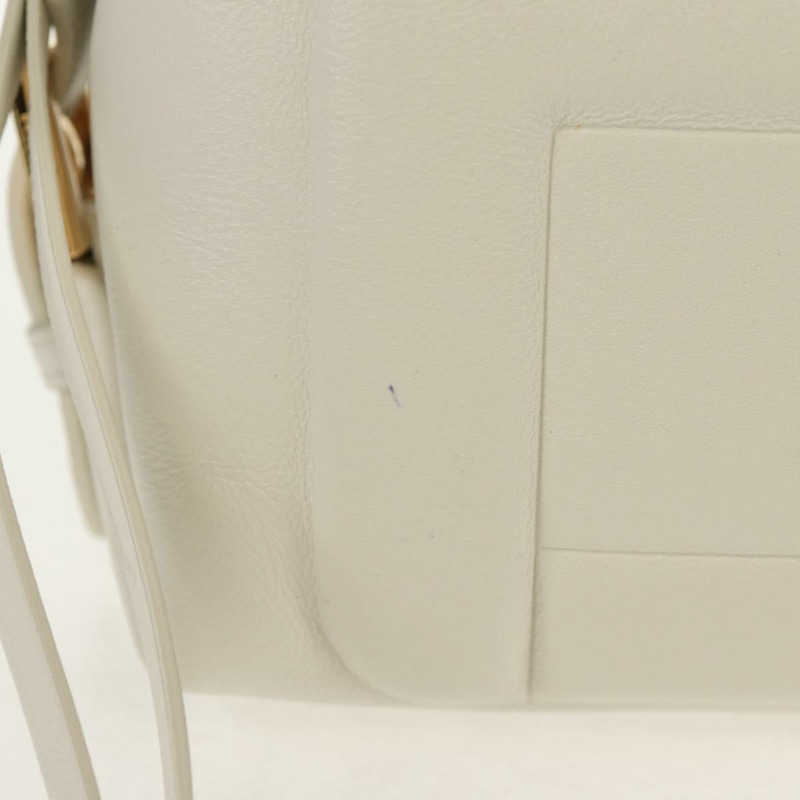 【日本直送】FENDI 手提包 皮革 兩用 白色 金色 正品 134353SAM-1