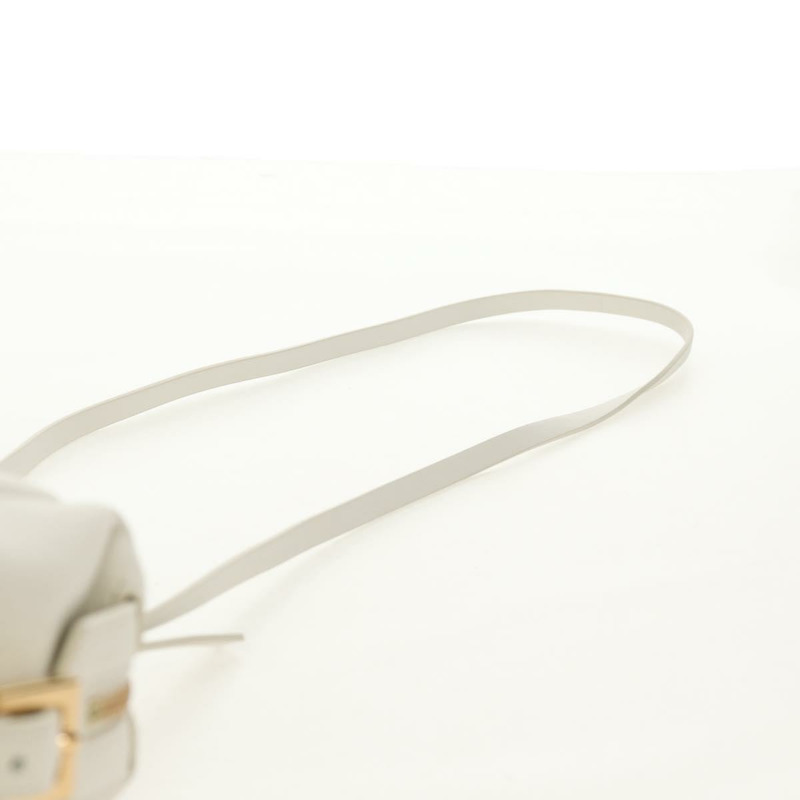 【日本直送】FENDI 手提包 皮革 兩用 白色 金色 正品 134353SAM-15