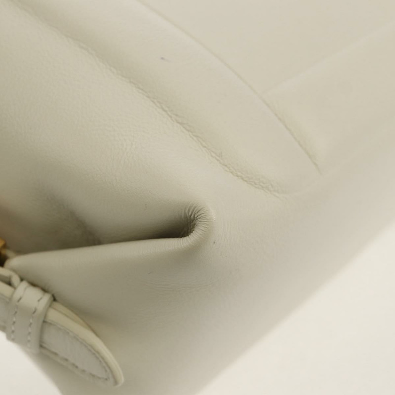 【日本直送】FENDI 手提包 皮革 兩用 白色 金色 正品 134353SAM-16