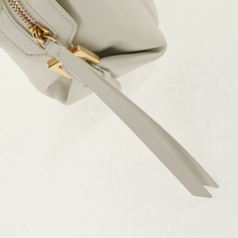 【日本直送】FENDI 手提包 皮革 兩用 白色 金色 正品 134353SAM-21