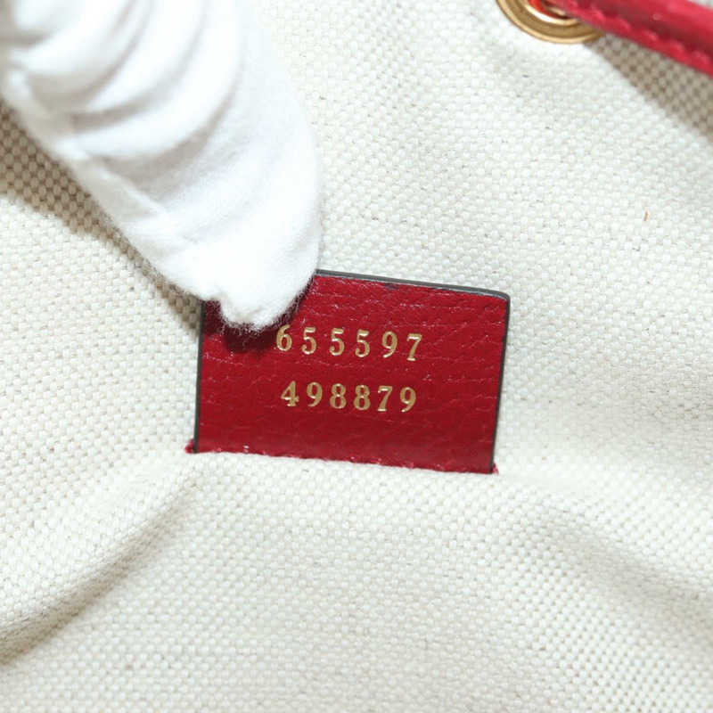 【日本直送】GUCCI Micro GG Supreme哆啦A夢聯名手提包 PVC 米色 655597 正品 152451SM-10