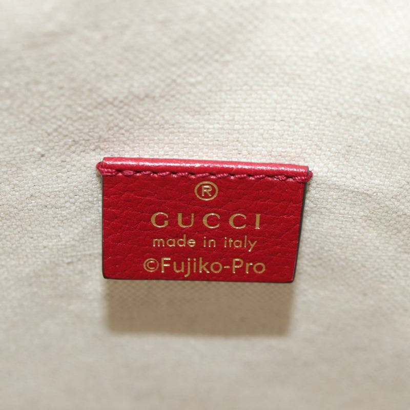 【日本直送】GUCCI Micro GG Supreme哆啦A夢聯名手提包 PVC 米色 655597 正品 152451SM-18