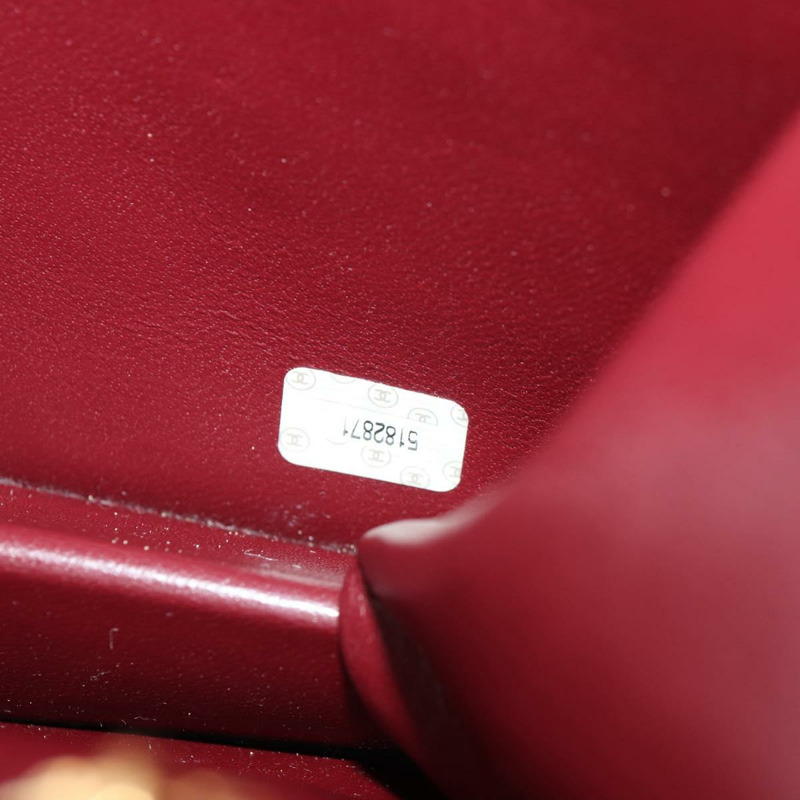 【日本直送】香奈兒 (CHANEL) 鏈條肩背包，羊皮材質，黑色，金色雙C標誌，正品編號 148654SAM-9