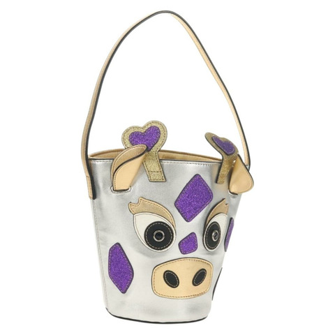 GUCCI 銀色真皮手提包 正品 153926SAM