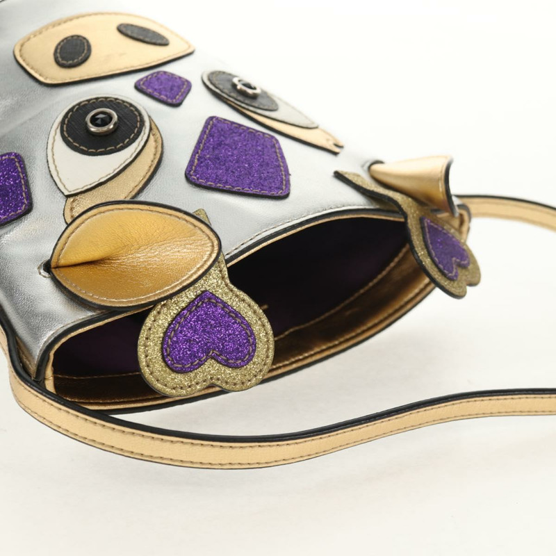 【日本直送】GUCCI 銀色真皮手提包 正品 153926SAM-5