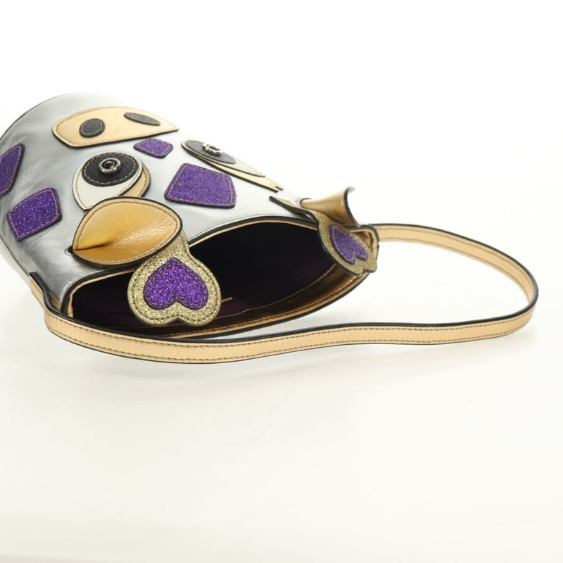 【日本直送】GUCCI 銀色真皮手提包 正品 153926SAM-6