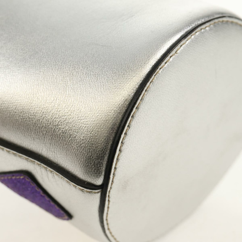 【日本直送】GUCCI 銀色真皮手提包 正品 153926SAM-15