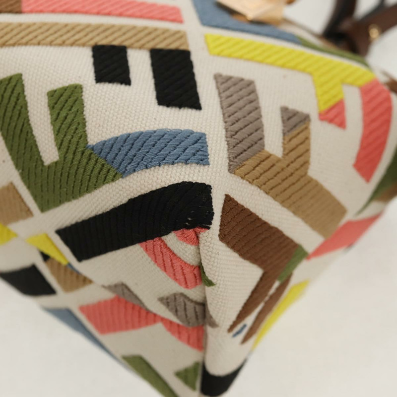 【日本直送】FENDI Zucca帆布迷你By The Way手提包 2way 多色金色 正品 154164SM-16