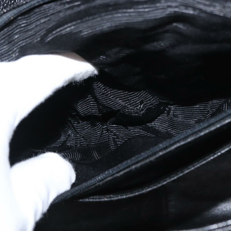 【日本直送】香奈兒 Matelasse 30 鏈條肩背包，魚子醬紋皮革，黑色，金色 CC 標誌，正品 ka350M-25