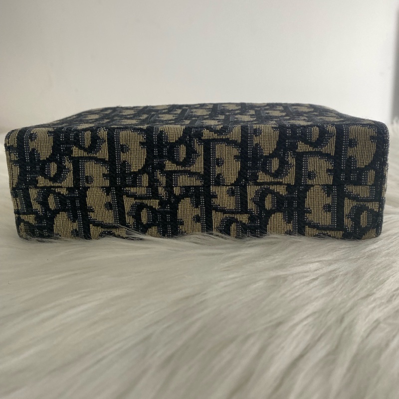 DIOR迪奧 30 Montaigne 蒙田系列 Oblique 刺繡老花滿印 寬肩帶-13