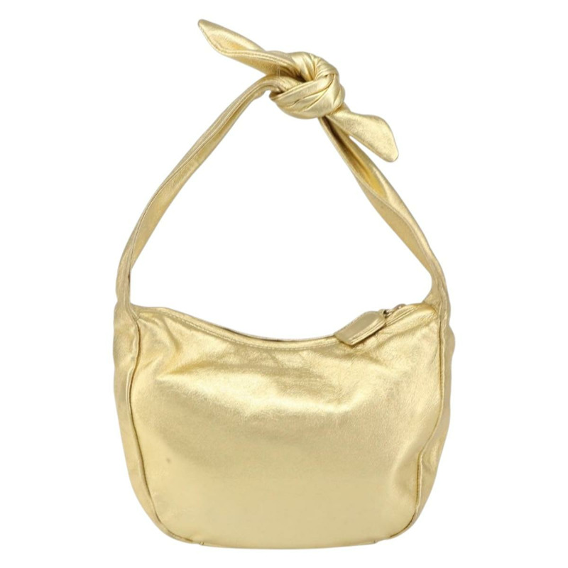 【日本直送】PRADA 金色皮革肩背包 正品 156454SAV-1