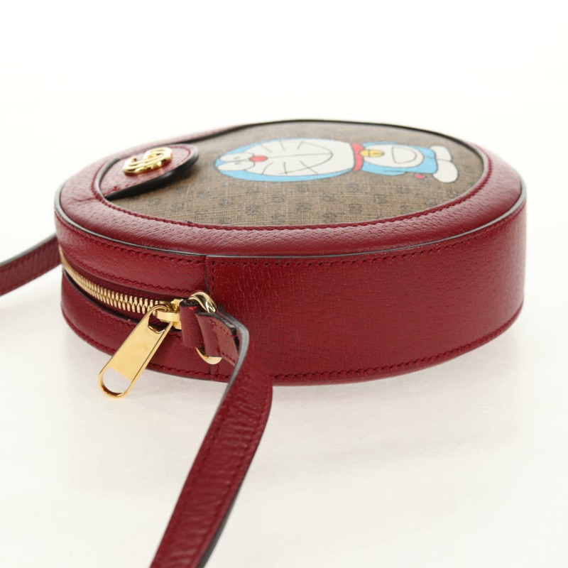 【日本直送】GUCCI Micro GG Supreme Doraemon 聯名手袋 PVC 米色 625216 正品 157114SM-2