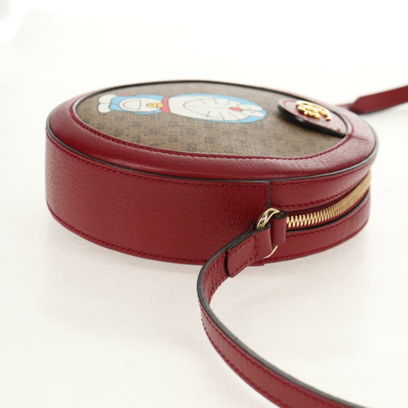 【日本直送】GUCCI Micro GG Supreme Doraemon 聯名手袋 PVC 米色 625216 正品 157114SM-3