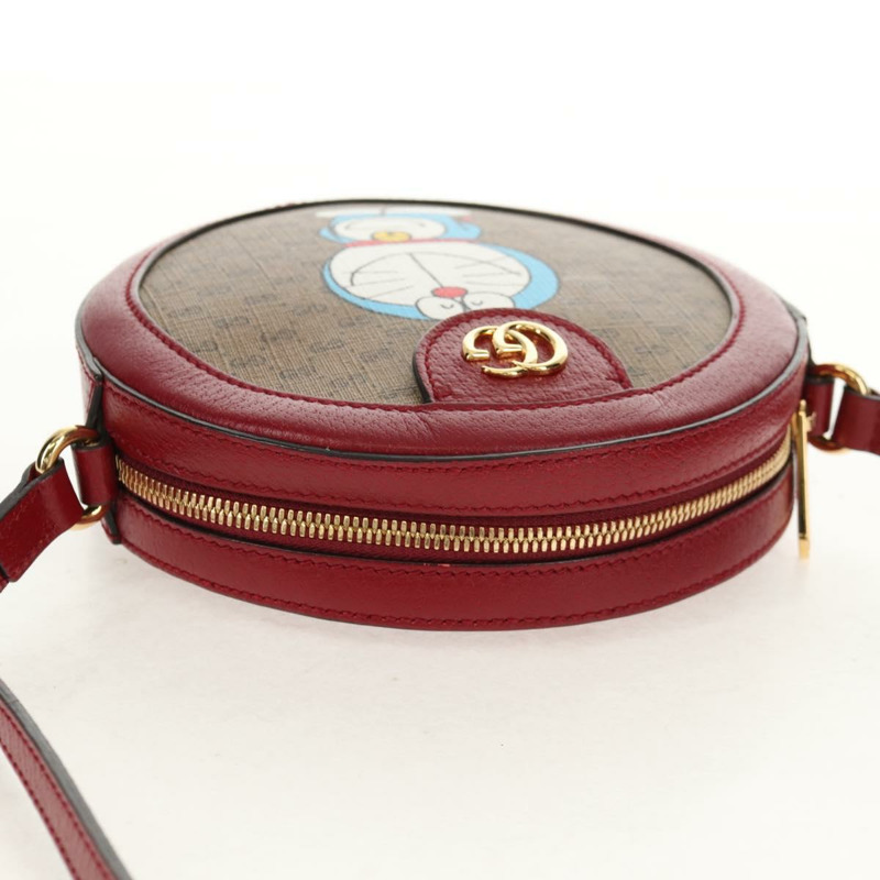 【日本直送】GUCCI Micro GG Supreme Doraemon 聯名手袋 PVC 米色 625216 正品 157114SM-5