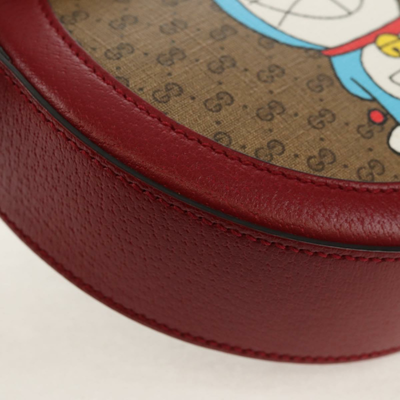 【日本直送】GUCCI Micro GG Supreme Doraemon 聯名手袋 PVC 米色 625216 正品 157114SM-14