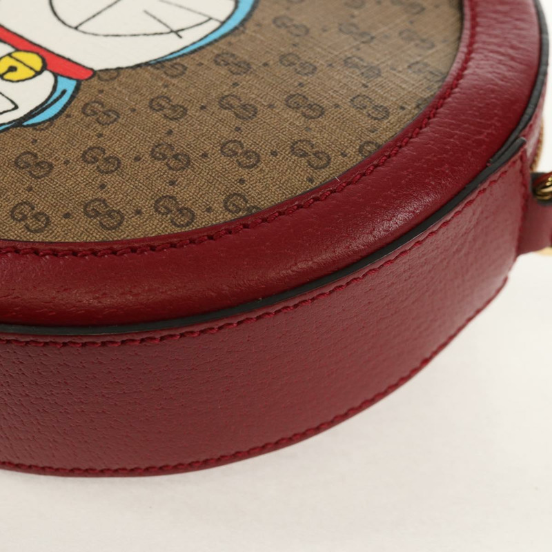 【日本直送】GUCCI Micro GG Supreme Doraemon 聯名手袋 PVC 米色 625216 正品 157114SM-15