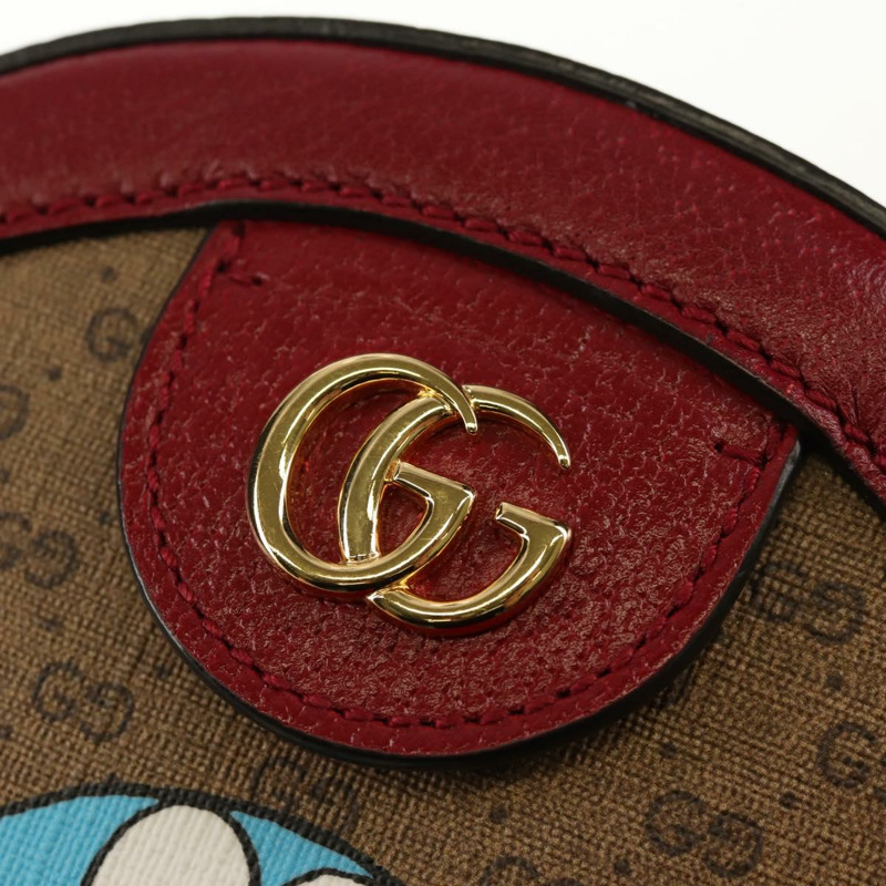 【日本直送】GUCCI Micro GG Supreme Doraemon 聯名手袋 PVC 米色 625216 正品 157114SM-18