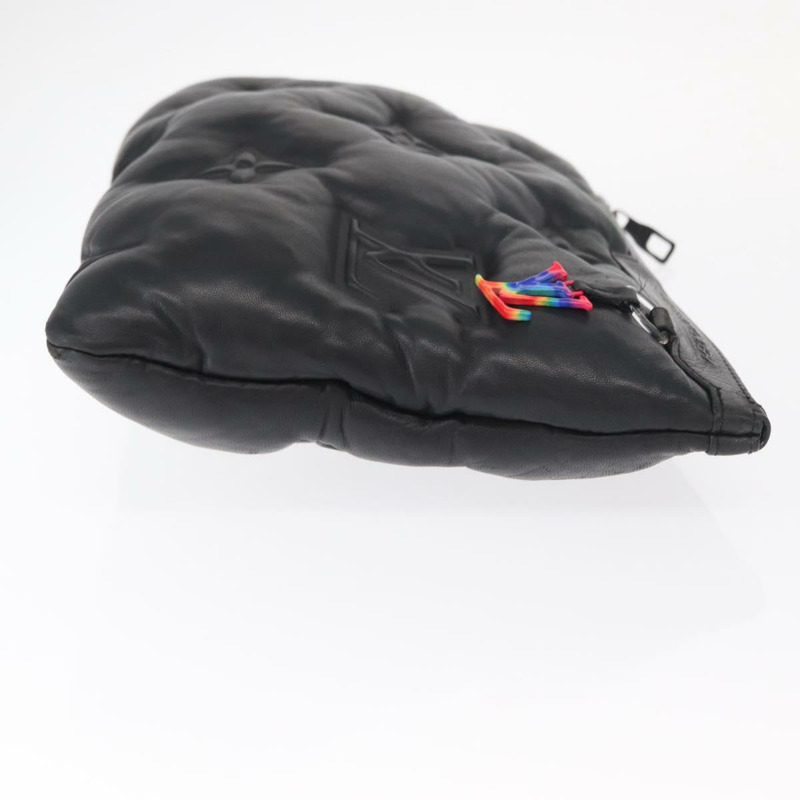 【日本直送】路易威登 Monogram 壓花 Pochette A4 手拿包 黑色 M68775 正品 156663SM-3