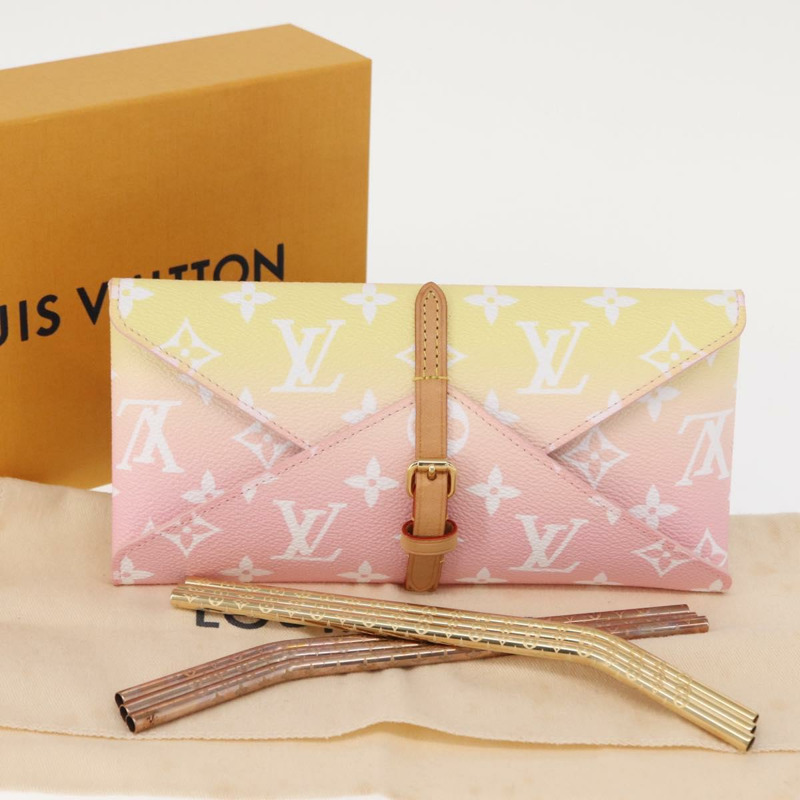 【日本直送】路易威登 Monogram Etoui 6 Pailles 小袋粉紅 GI0621 LV 正品 156366SM-11