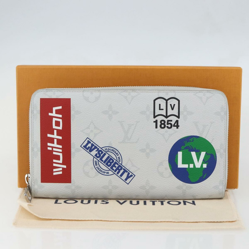 【日本直送】路易威登 Monogram Logo Story Zippy Organizer Wallet M67824 LV Auth 148549SAM-11