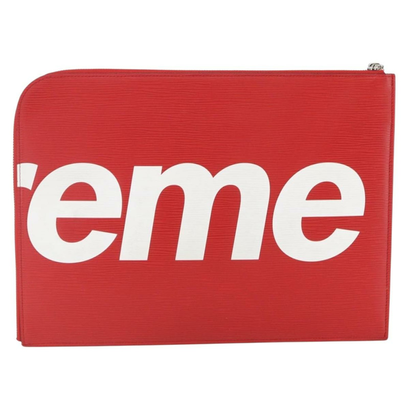 【日本直送】路易威登 Epi Supreme Pochette Jules GM 手袋 紅色 白色 M67722 LV 正品 158916SM-2