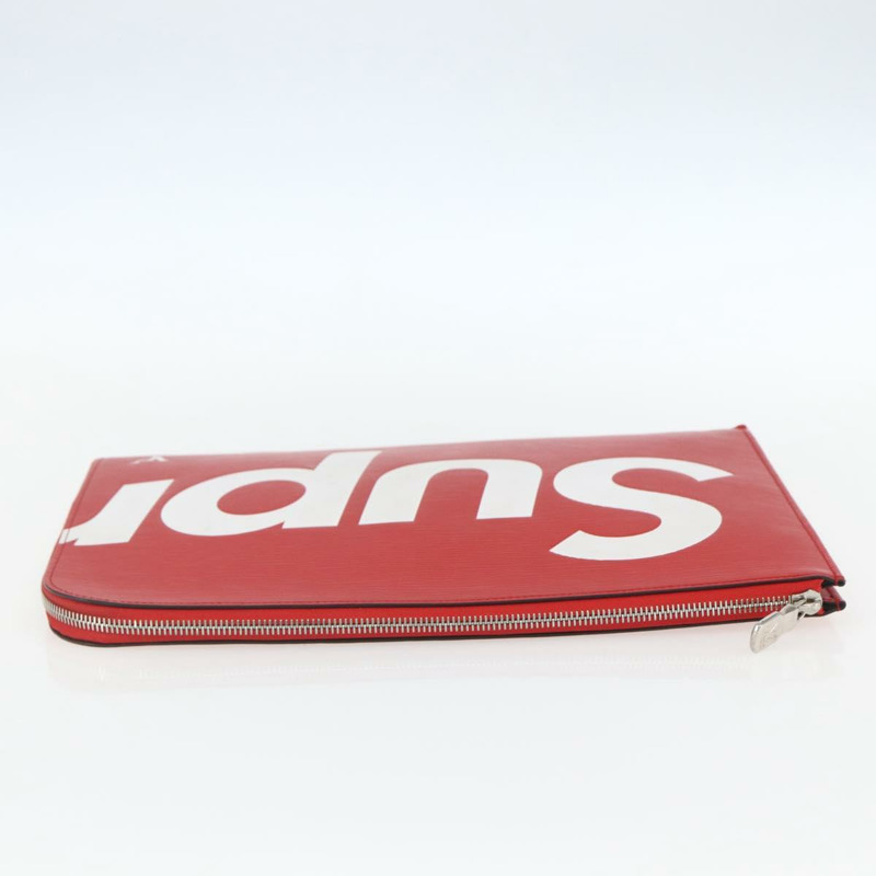 【日本直送】路易威登 Epi Supreme Pochette Jules GM 手袋 紅色 白色 M67722 LV 正品 158916SM-5