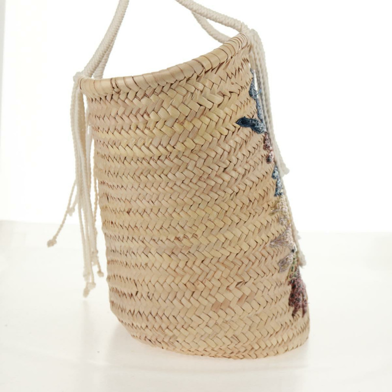 【日本直送】CELINE 籃子包手提包 拉菲草 米色 正品 159620V-3