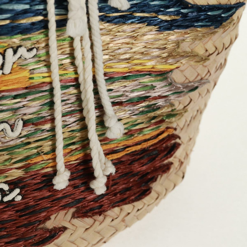 【日本直送】CELINE 籃子包手提包 拉菲草 米色 正品 159620V-17