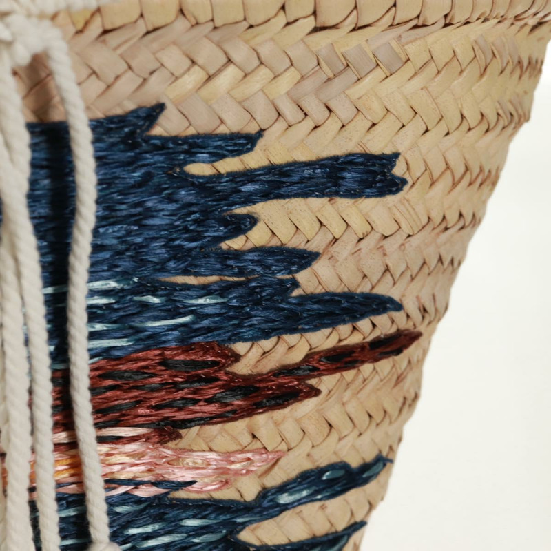 【日本直送】CELINE 籃子包手提包 拉菲草 米色 正品 159620V-22