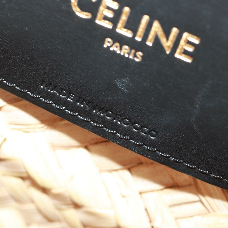 【日本直送】CELINE 籃子包手提包 拉菲草 米色 正品 159620V-26
