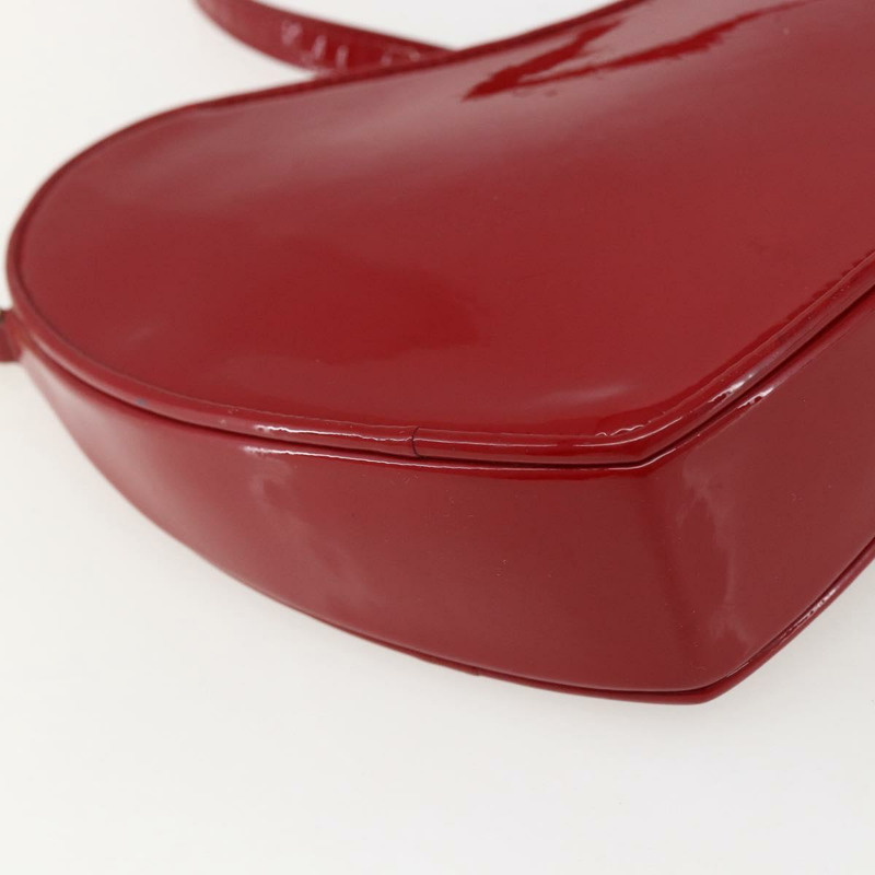 【日本直送】SAINT LAURENT Court 琺瑯紅金肩包 Auth 159321SAV-15
