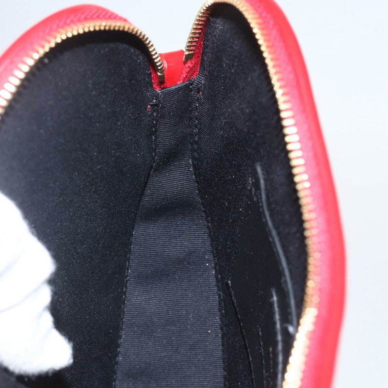 【日本直送】SAINT LAURENT Court 琺瑯紅金肩包 Auth 159321SAV-19