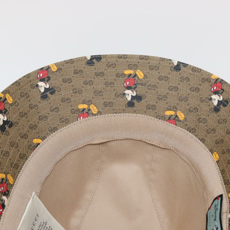【日本直送】GUCCI Micro GG Supreme Disney 帽子 PVC材質 M碼 米色 602978 正品 am10313SAM-8