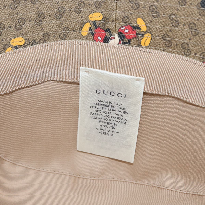 【日本直送】GUCCI Micro GG Supreme Disney 帽子 PVC材質 M碼 米色 602978 正品 am10313SAM-14
