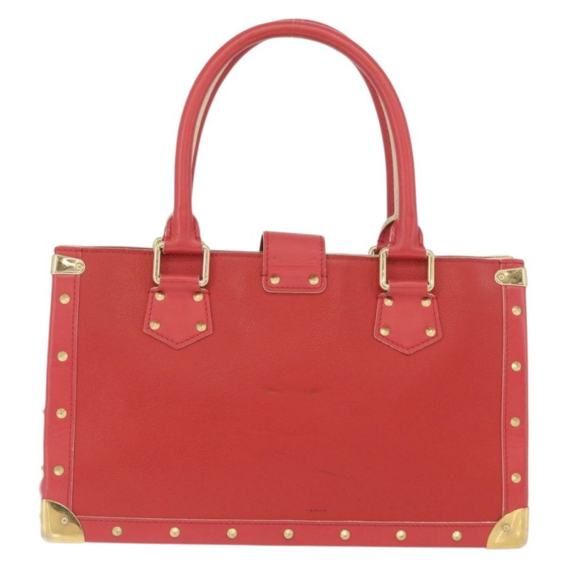 【日本直送】路易威登 Suhari Fabreau 手提包 皮革 紅色 M91849 LV 正品 LNZ503A-1