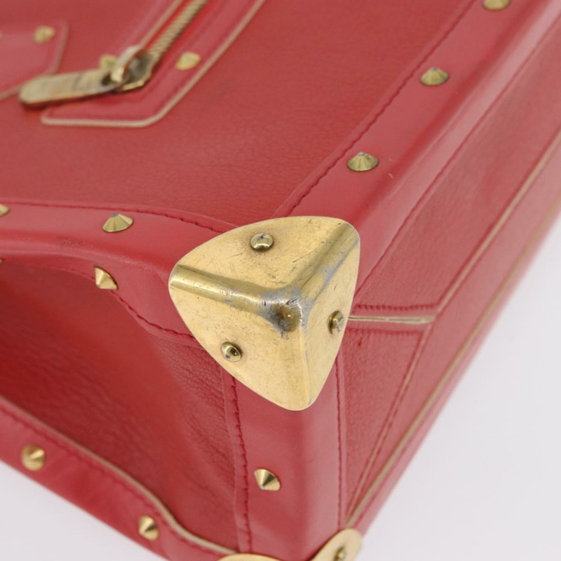 【日本直送】路易威登 Suhari Fabreau 手提包 皮革 紅色 M91849 LV 正品 LNZ503A-7