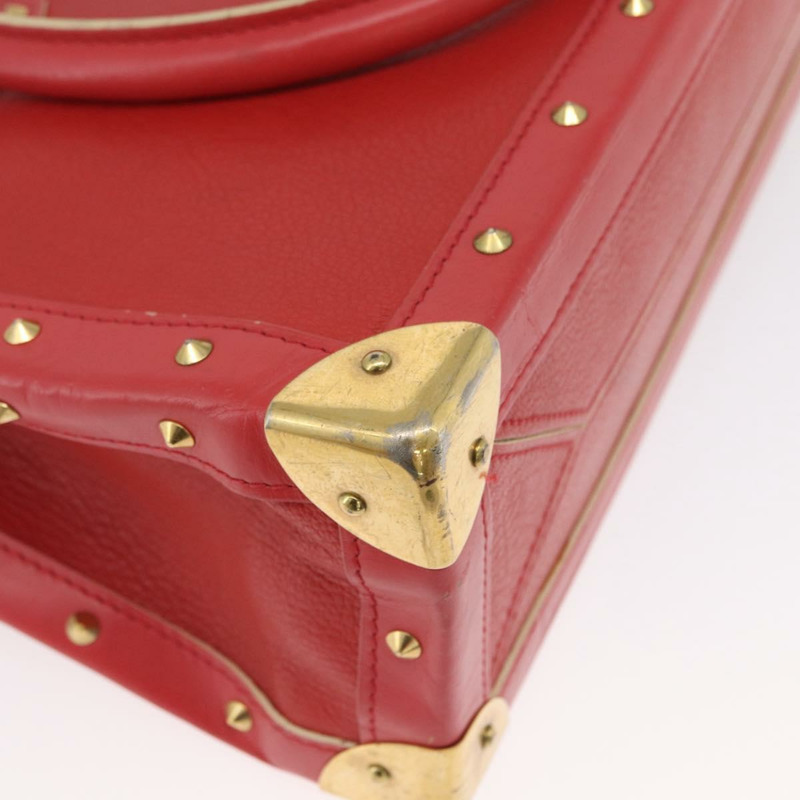 【日本直送】路易威登 Suhari Fabreau 手提包 皮革 紅色 M91849 LV 正品 LNZ503A-15