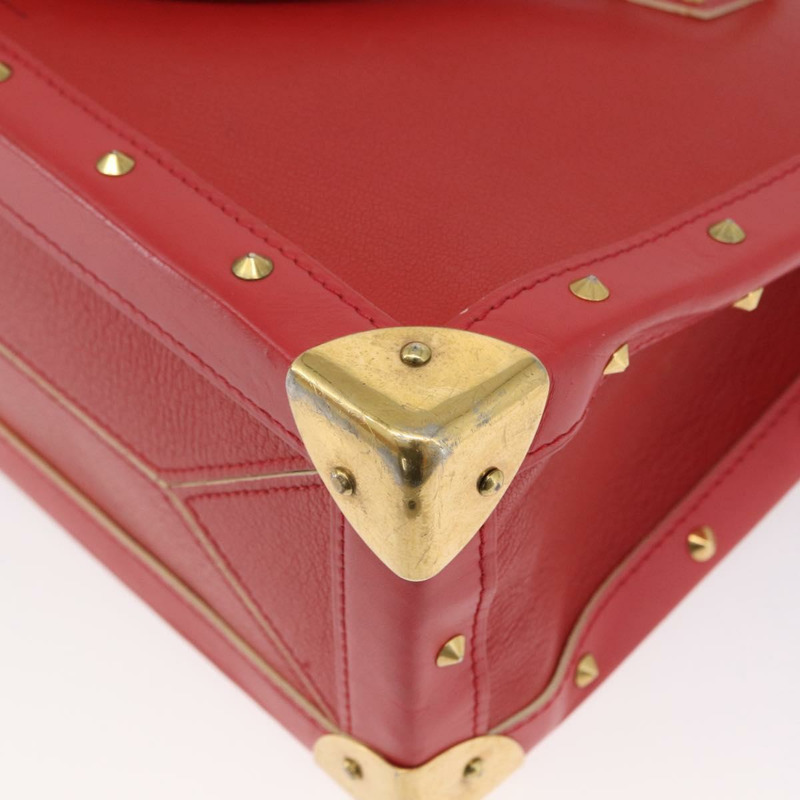 【日本直送】路易威登 Suhari Fabreau 手提包 皮革 紅色 M91849 LV 正品 LNZ503A-16