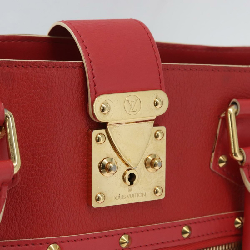 【日本直送】路易威登 Suhari Fabreau 手提包 皮革 紅色 M91849 LV 正品 LNZ503A-17