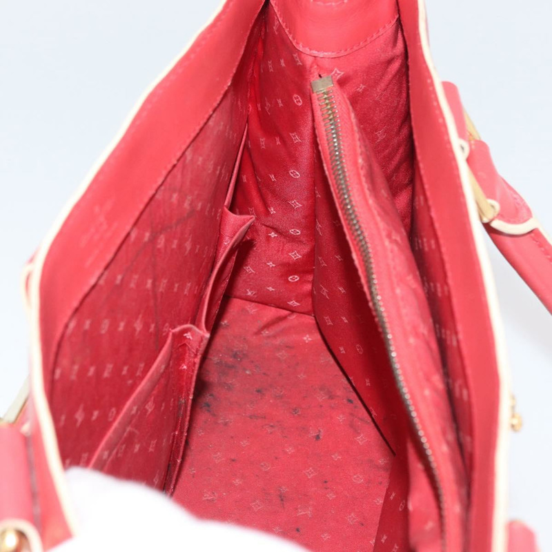 【日本直送】路易威登 Suhari Fabreau 手提包 皮革 紅色 M91849 LV 正品 LNZ503A-19