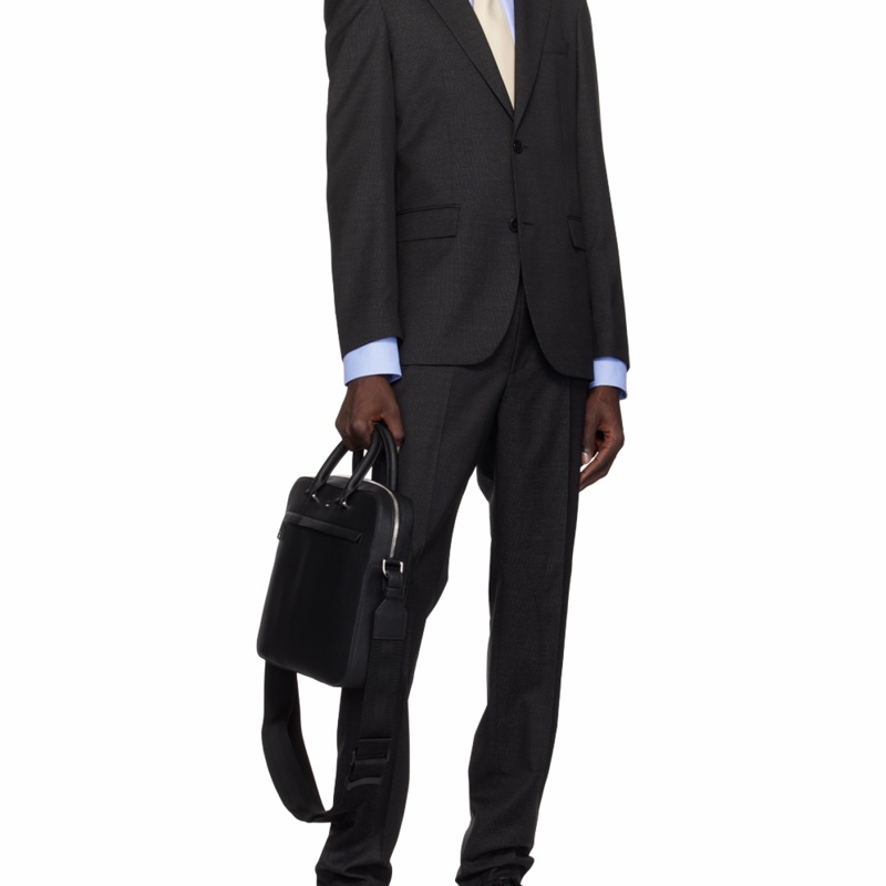 Hugo Boss 男士 徽標公文包均碼碼-1