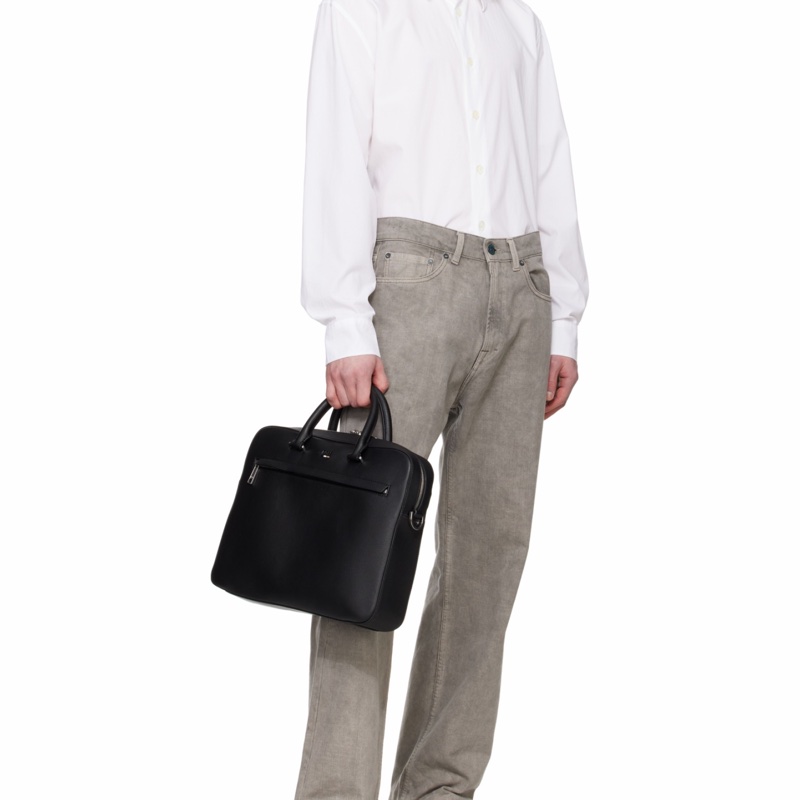 Hugo Boss 男士 徽標公文包均碼碼-3