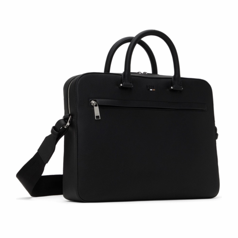 Hugo Boss 男士 徽標公文包均碼碼-4