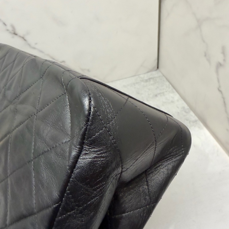 Chanel • 經典黑金羊皮貝嫂包 34-19