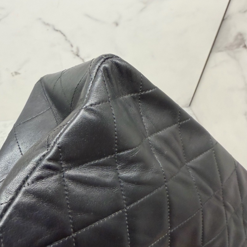 Chanel • 經典黑金羊皮貝嫂包 34-20