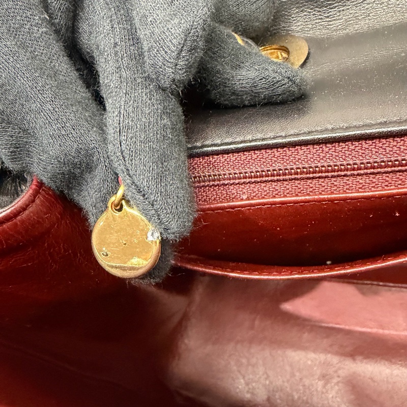 Chanel • 經典黑金羊皮貝嫂包 34-31