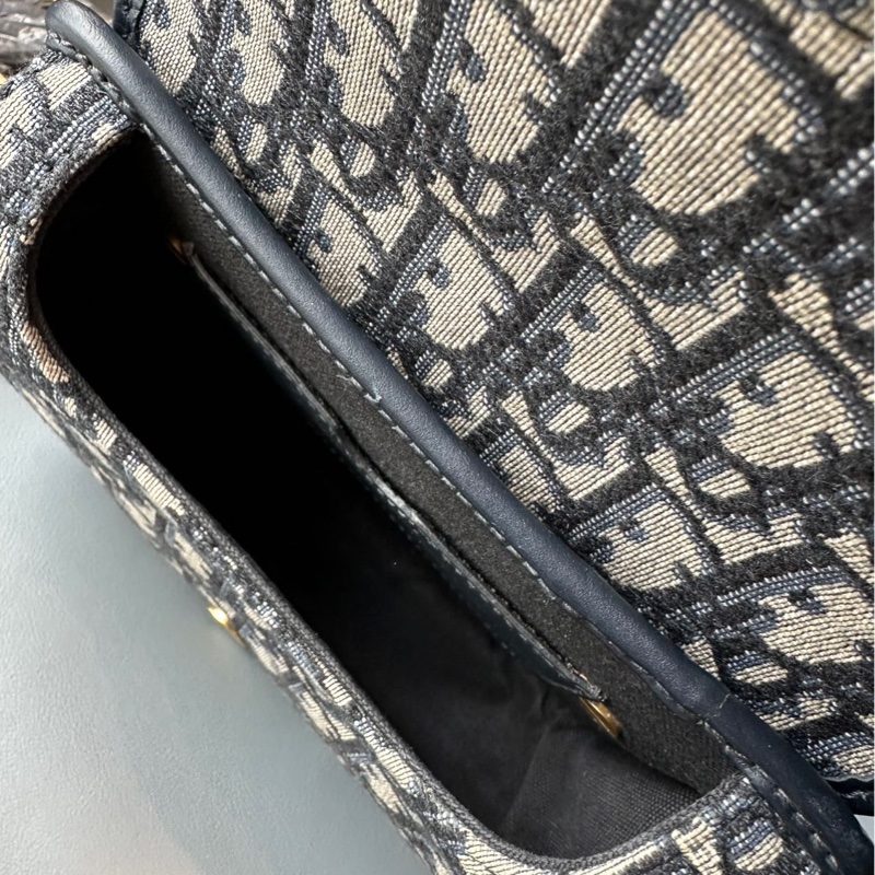 DIOR迪奧 馬鞍包 DIOR迪奧 Bobby Oblique 刺繡經典老花滿印-7