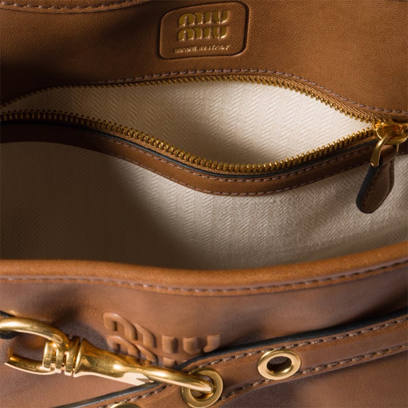 Miu Miu 女士 Aventure 單肩包均碼碼常規、30cm*13cm*31cm-3